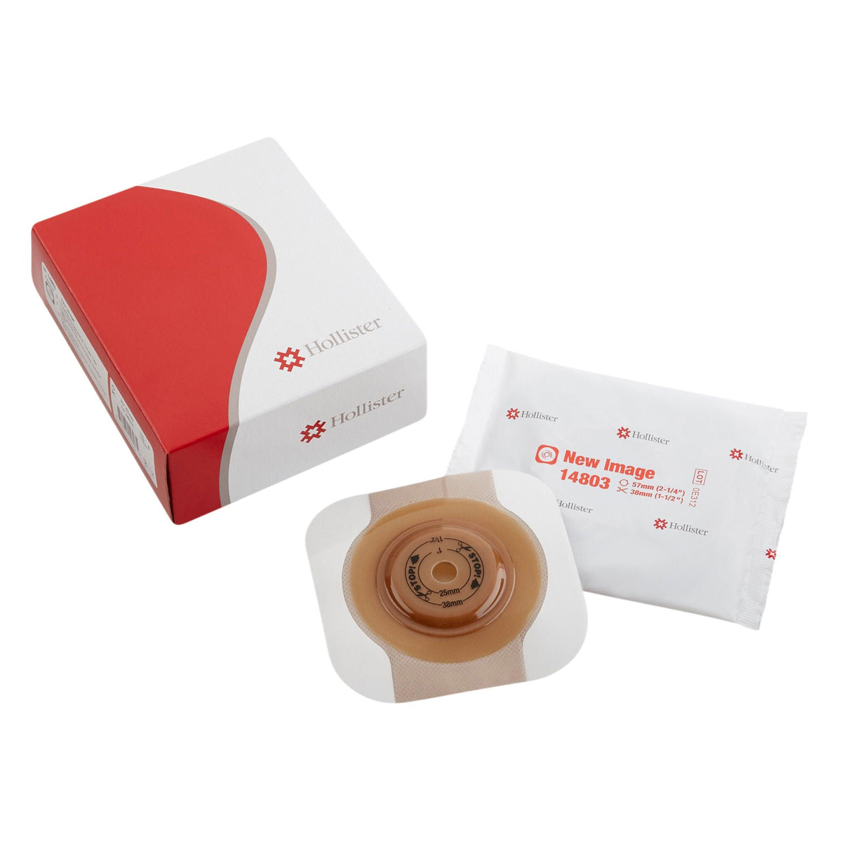 FlexTend Extended Wear Ostomy Barrier, Cut to fit up to 38mm Stomas — Box of 5