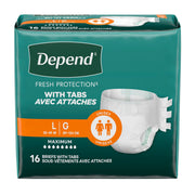 Depend® Fresh Protection™ Maximum Absorbency Underwear, Large