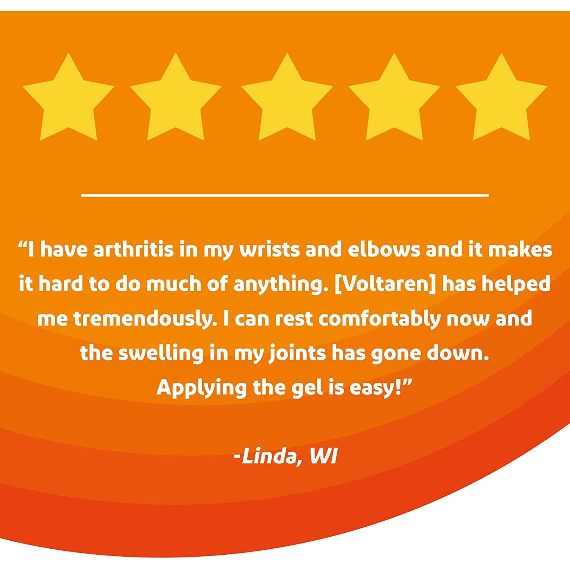 Voltaren Diclofenac Sodium Topical Pain Relief