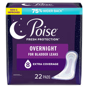 Poise Fresh Protection Overnight Bladder Control Pads