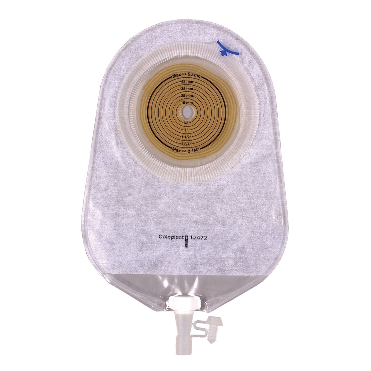 Assura® 1-Piece Transparent Urostomy Pouch, 10 – 55mm — Box of 10