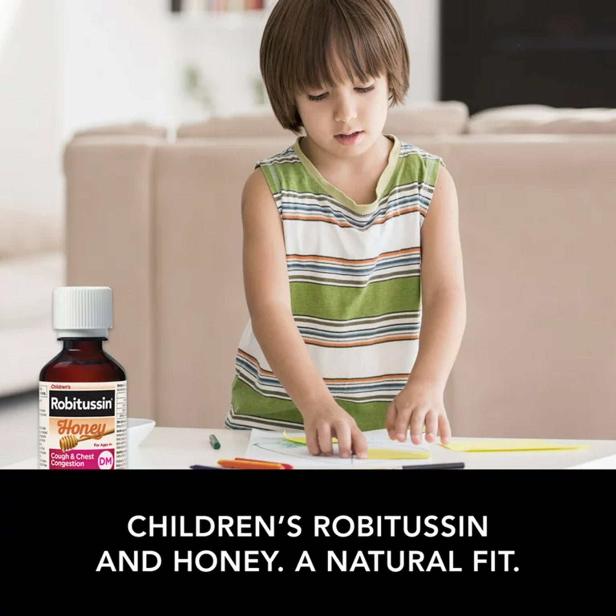 Robitussin Children's Honey Cough & Chest Congestion DM Liquid