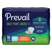 Prevail® Daily Pant Liners Moderate Absorbency Bladder Control Pad, 28 Inch