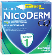 Nicoderm CQ® Stop Smoking Aid Clear Patches Step 1 21 mg