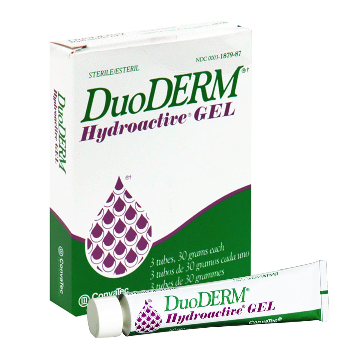DuoDERM® Hydroactive® Sterile Gel, 30-gram Tube — Box of 3