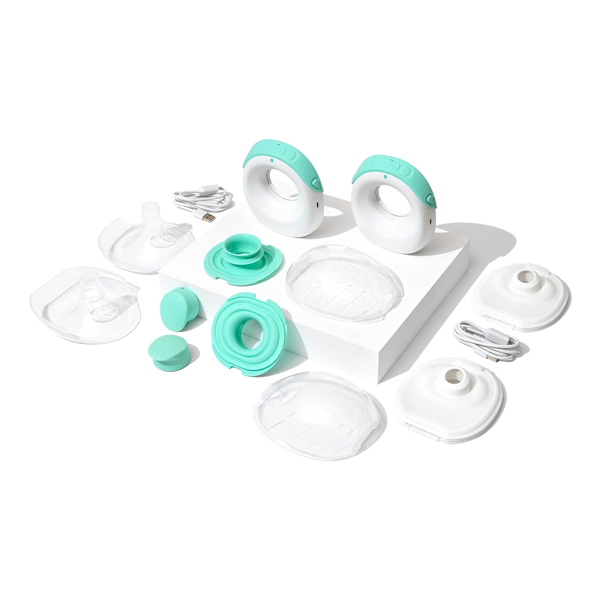 Willow Go Wearable Double Electric Breast Pump Kit - Case