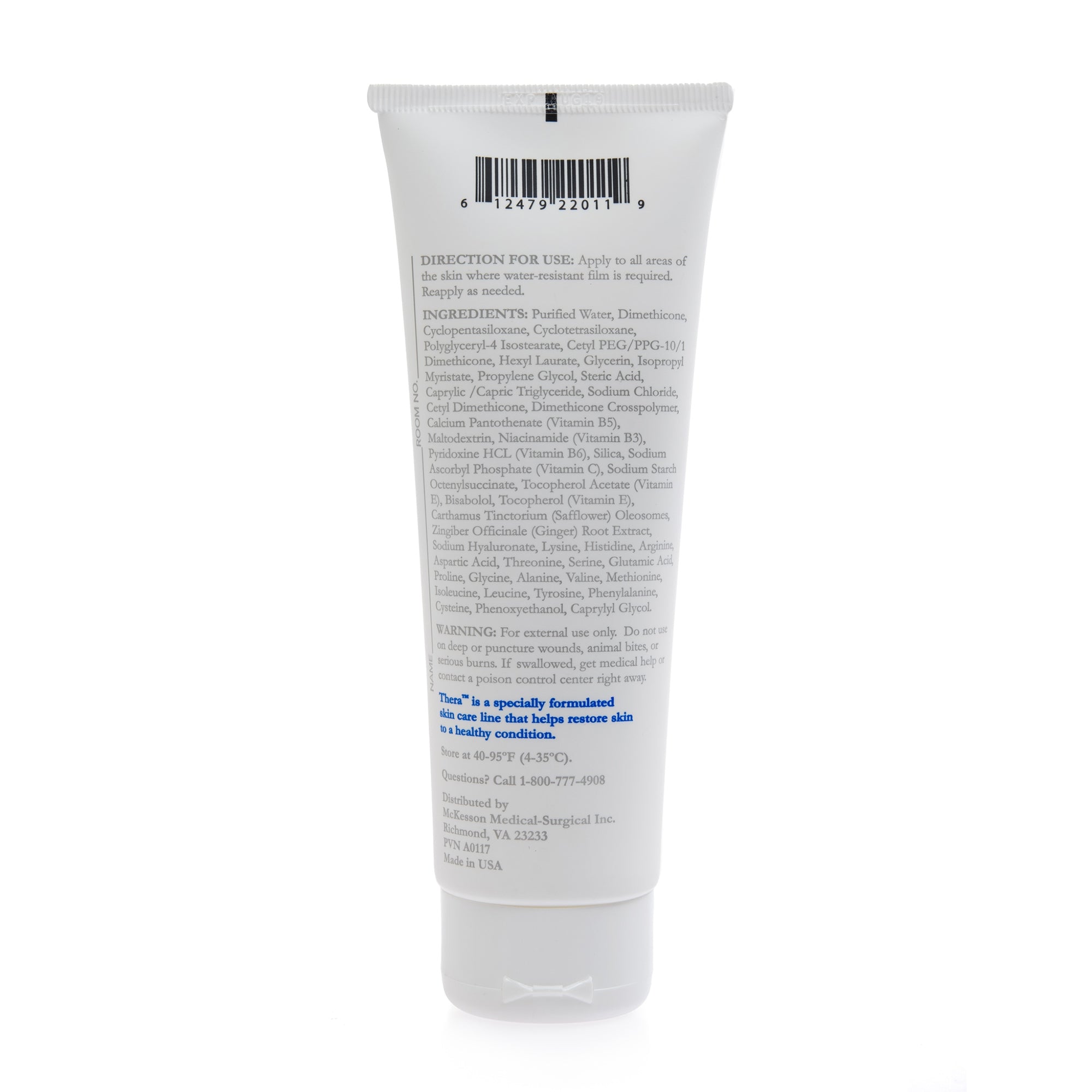 McKesson Thera Silicone Skin Guard Skin Protectant, 4-ounce Tube