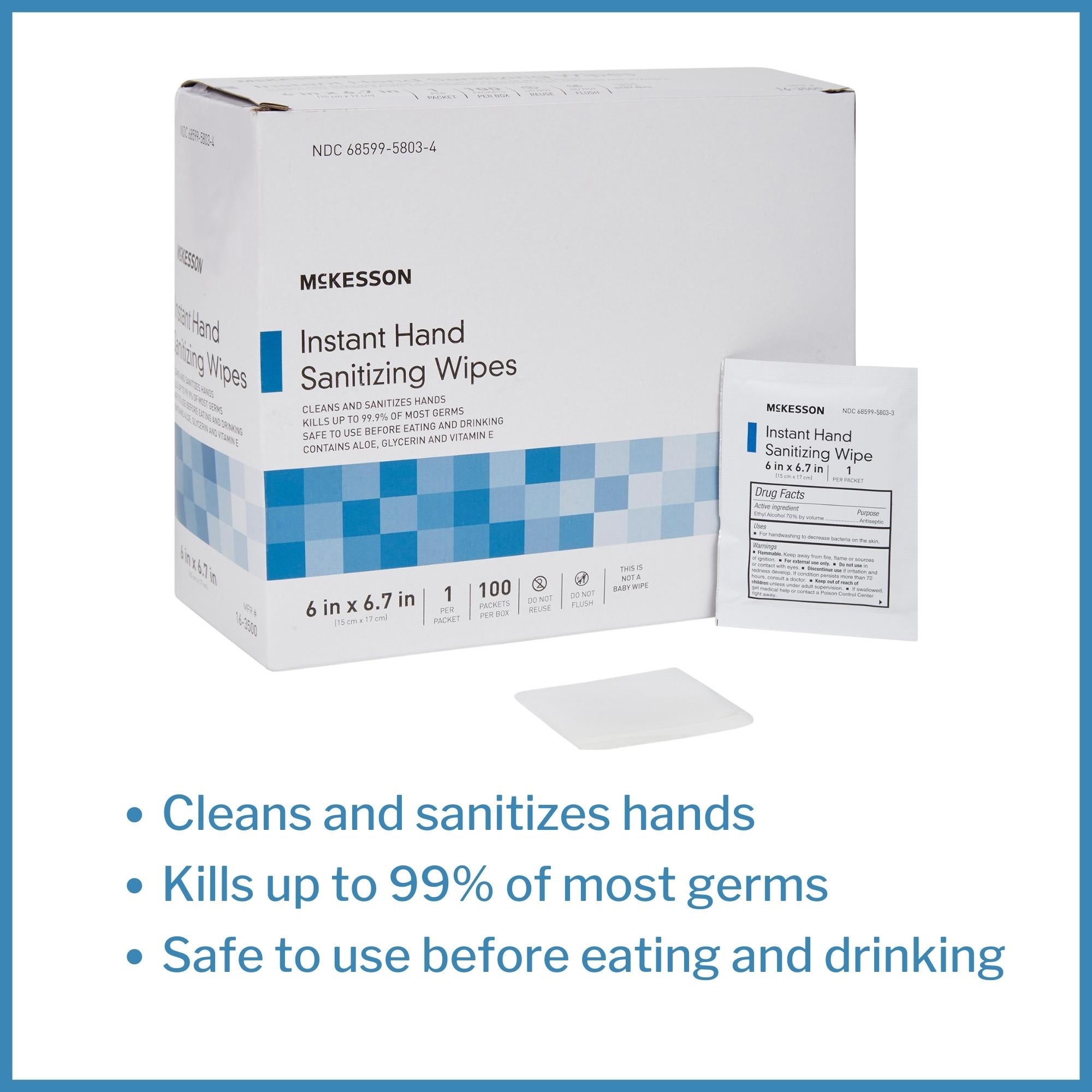 McKesson Hand Sanitizing Wipes