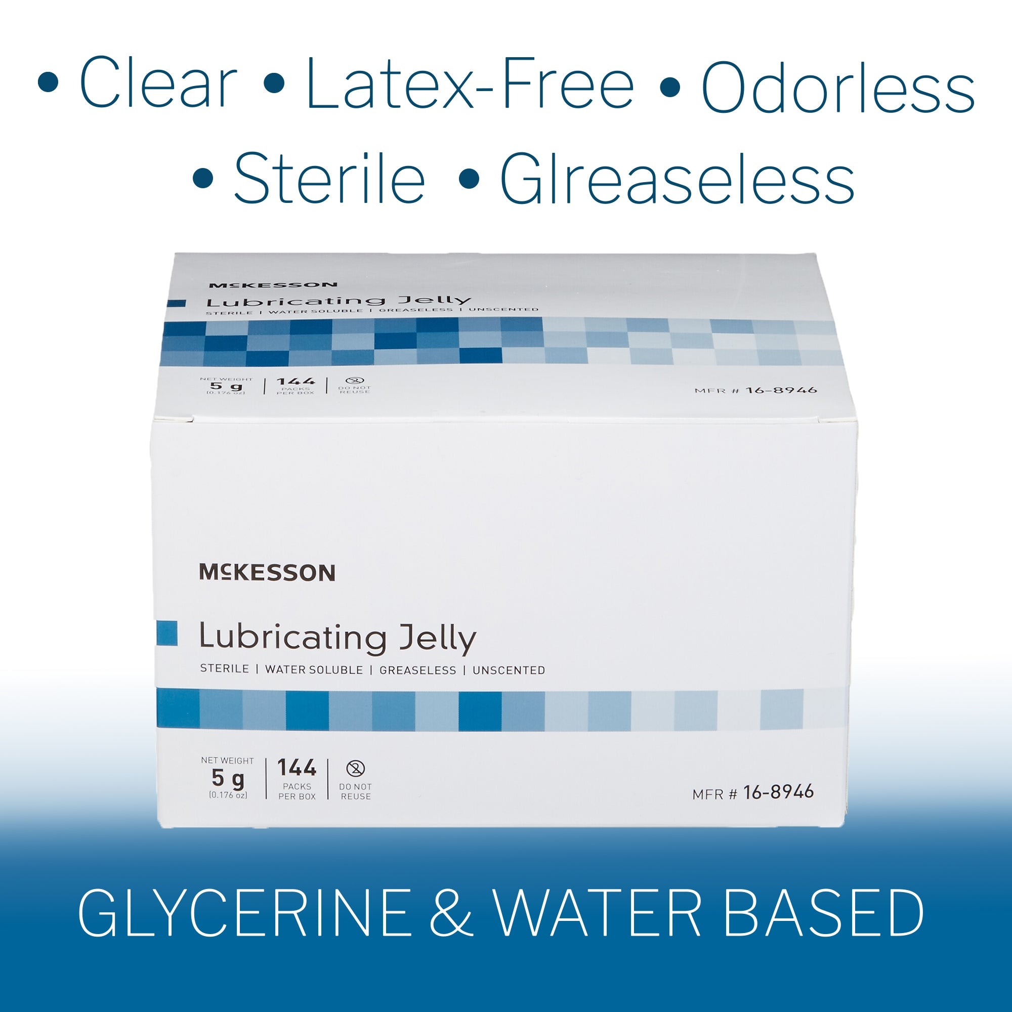 McKesson Lubricating Jelly, 5-gram Packet