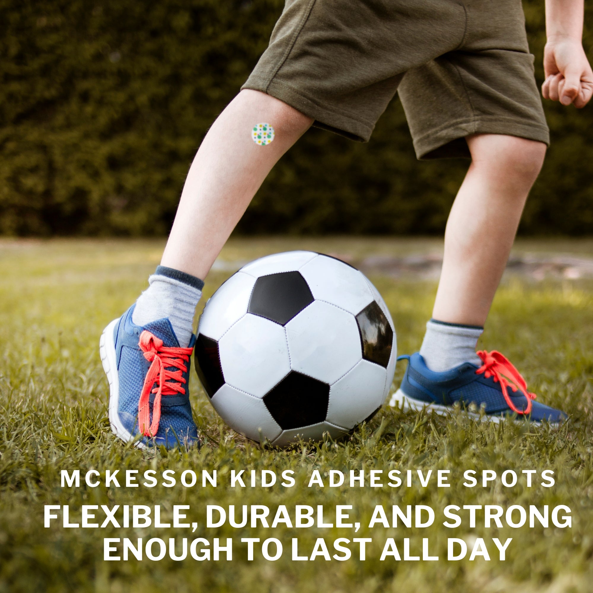 McKesson Kids Round Kid Design (Assorted Prints) Adhesive Spot Bandage, 1 Inch