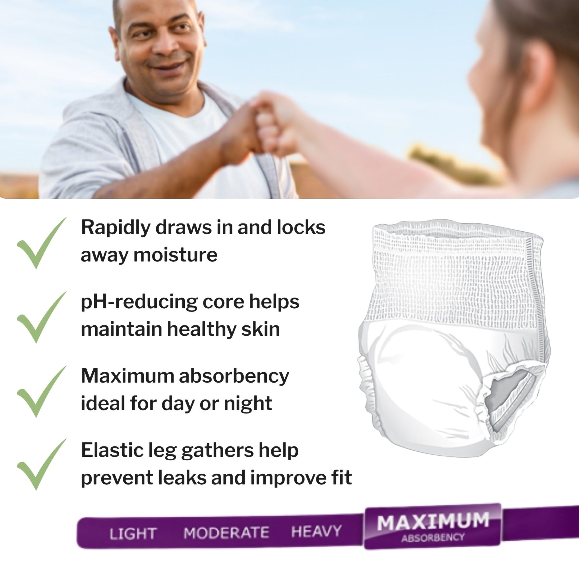 McKesson Extended Wear Maximum Absorbency Underwear, Extra Large