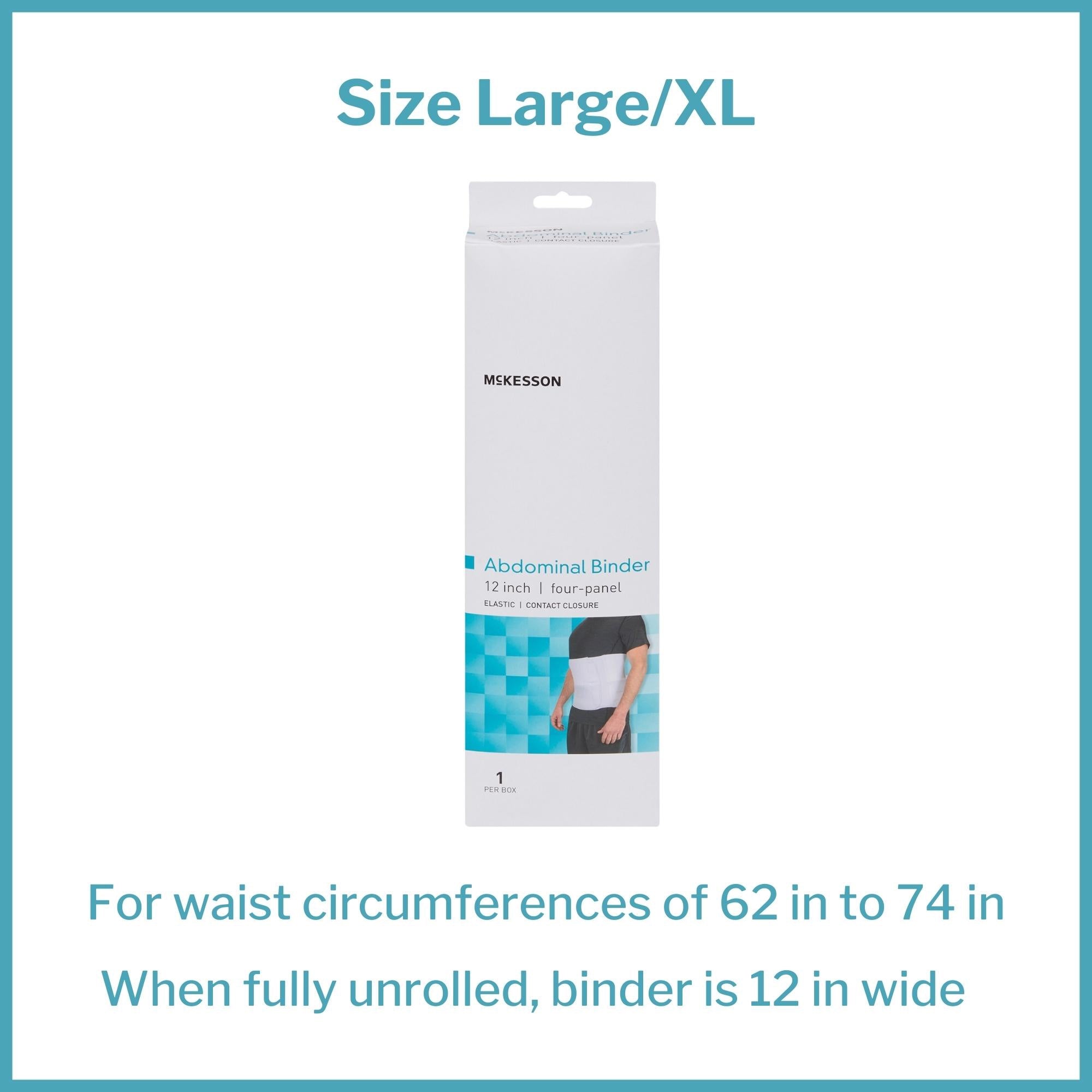 McKesson 4-Panel Abdominal Binder Support