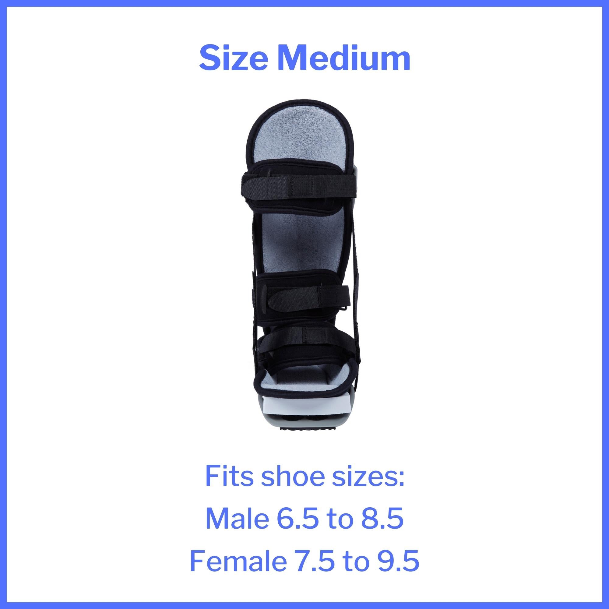 McKesson Flexion Straps with Toe Wedge Plantar Fasciitis Night Splint, Medium