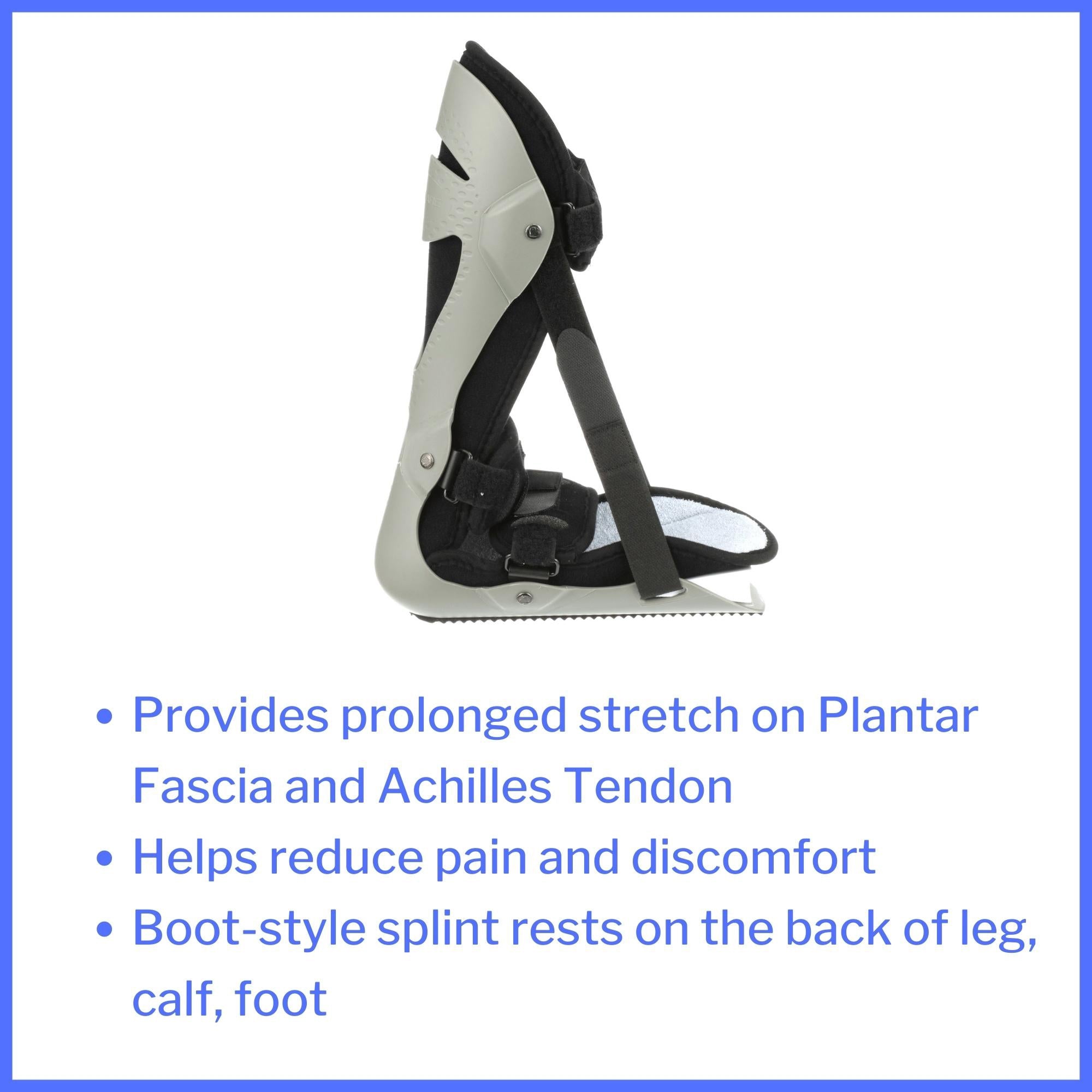 McKesson Flexion Straps with Toe Wedge Plantar Fasciitis Night Splint, Medium
