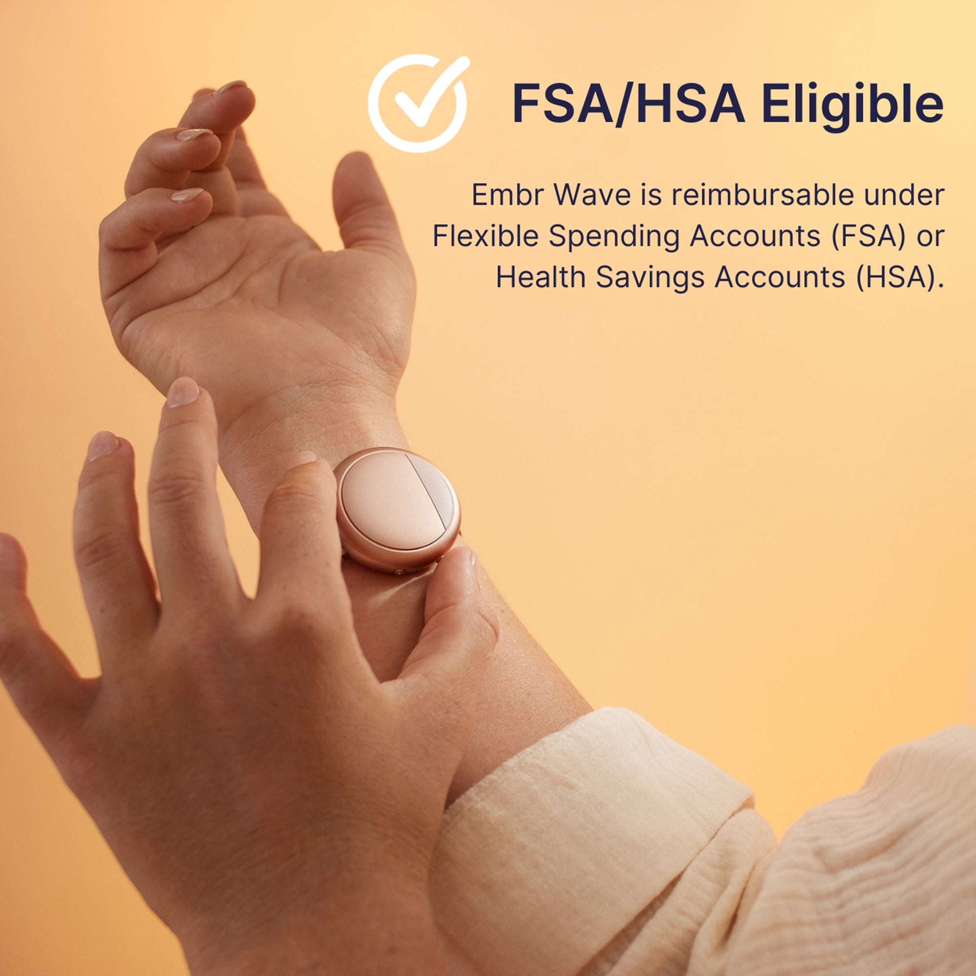 Embr Wave 2 Therapy Wristband for Hot Flashes / Sleep Therapy