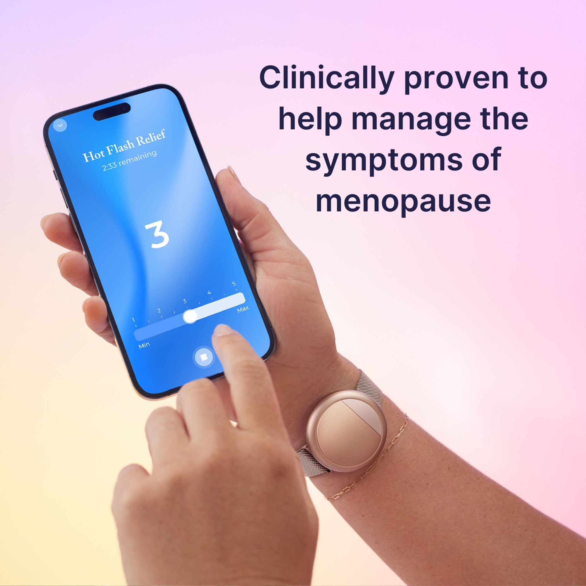 Embr Wave 2 Therapy Wristband for Hot Flashes / Sleep Therapy