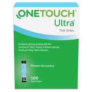 OneTouch® Ultra® Blue Blood Glucose Test Strip — Box of 100