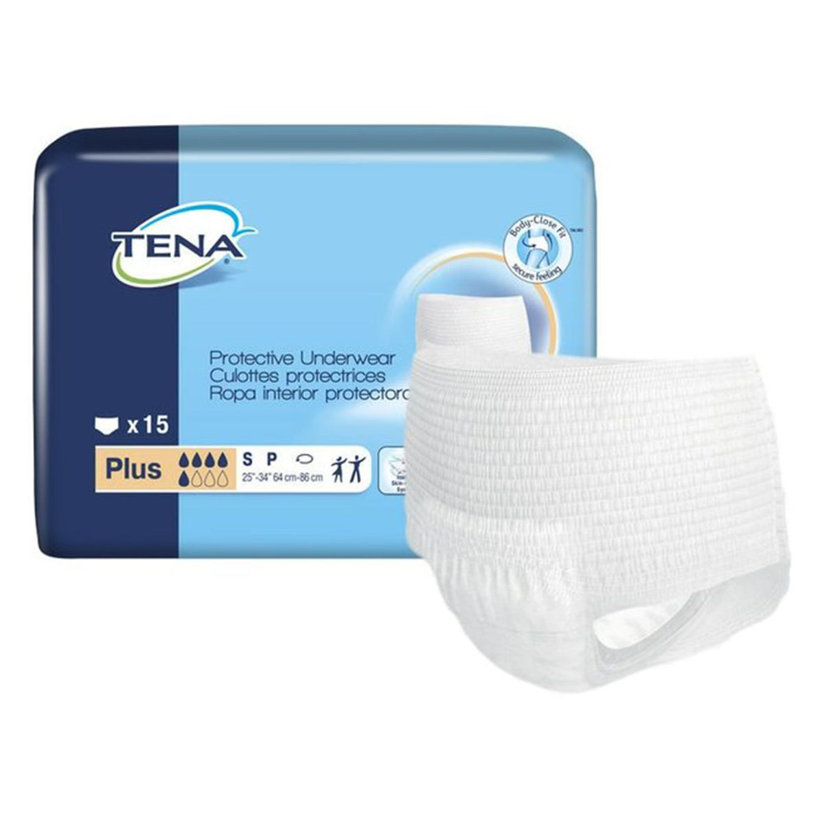 Tena® ProSkin™ Plus Fully Breathable Absorbent Underwear, 2X-Large — Bag of 12