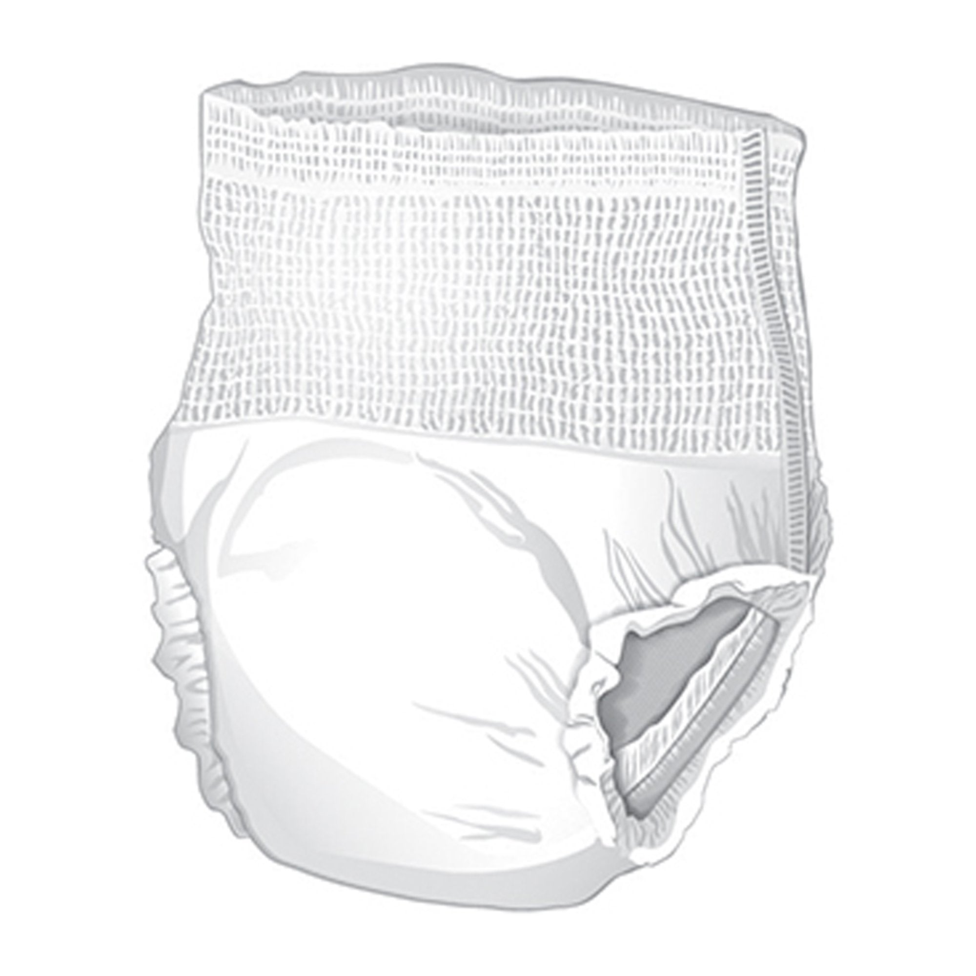 McKesson Ultimate Heavy Absorbency Incontinence Underwear, Large