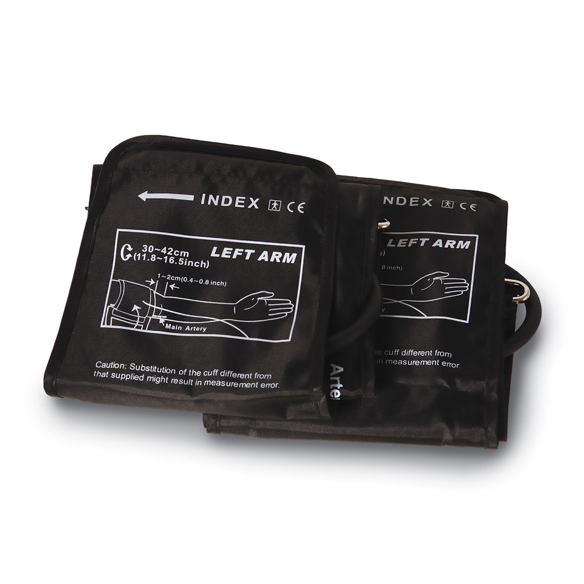 Mabis One-Tube Blood Pressure Monitor, Digital, Black Cuff
