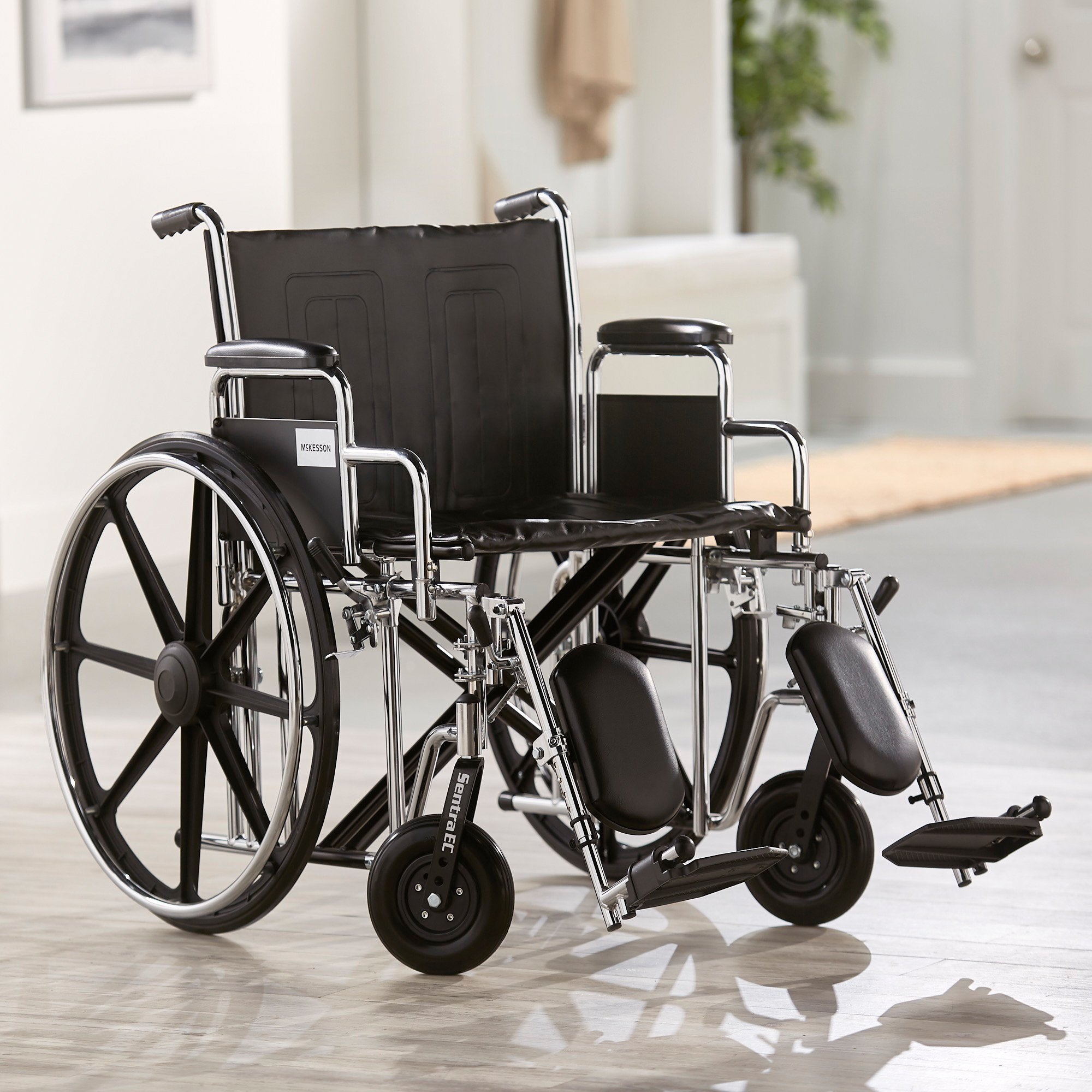 McKesson Bariatric Wheelchair, 24-Inch Seat Width, 450-lb. Capacity