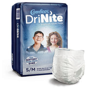 Comfees® DriNite® Juniors Absorbent Underwear, Small / Medium — Bag of 17