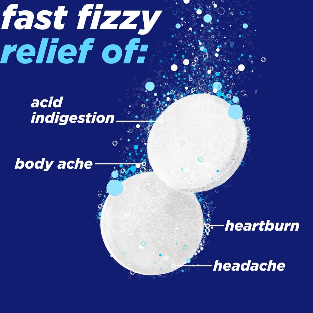 Alka-Seltzer Buffered Aspirin Pain Reliever/Fever Reducer Effervescent Tablets