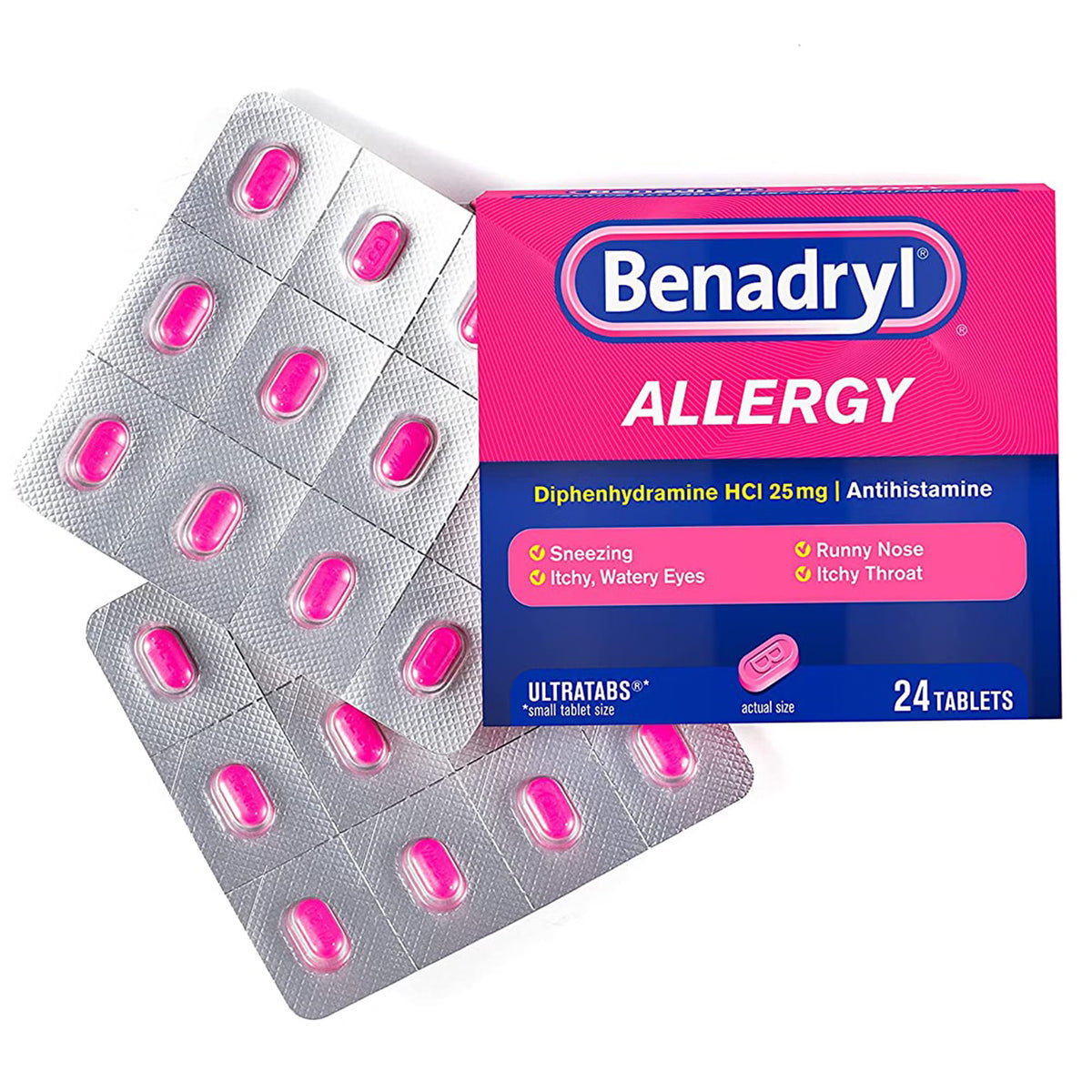 Benadryl® Allergy Ultratabs — Box of 24