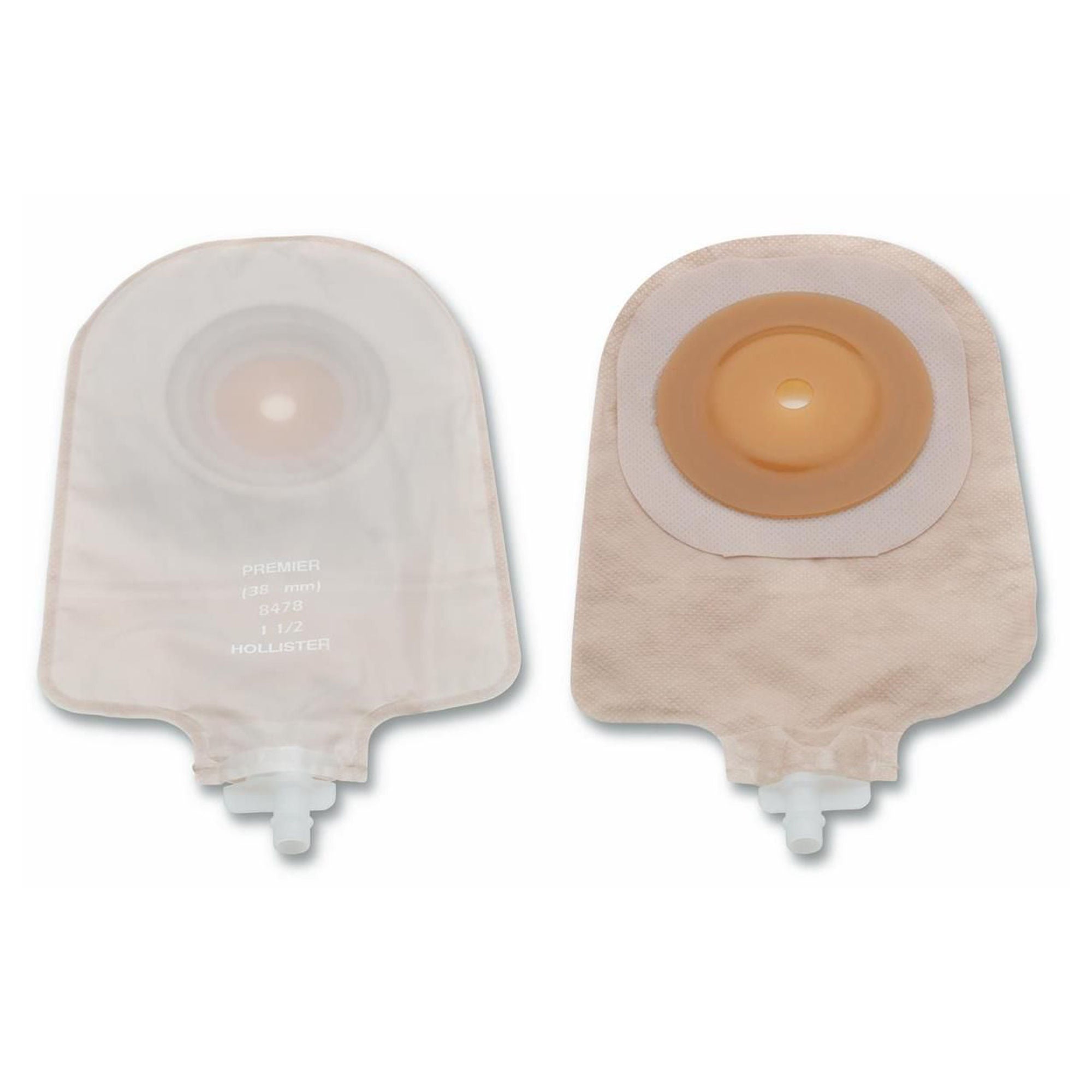 Premier™ One-Piece Transparent Urostomy Pouch, Cut to fit up to 25 mm Stomas