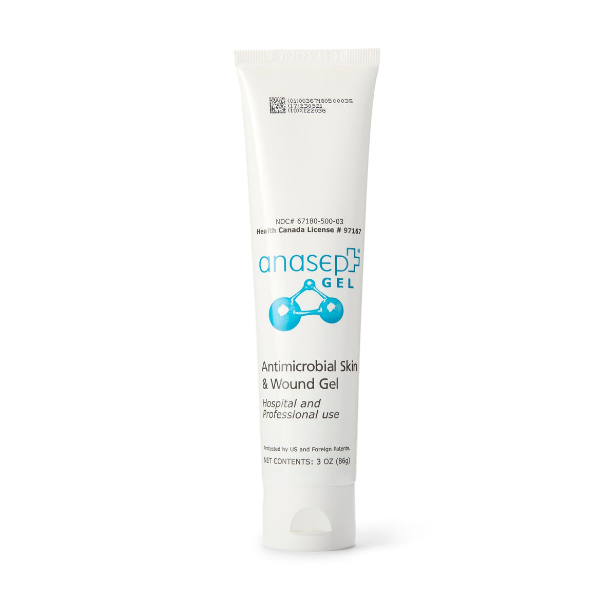 Anasept® Antimicrobial Wound Gel, 3-ounce Tube — Case of 12