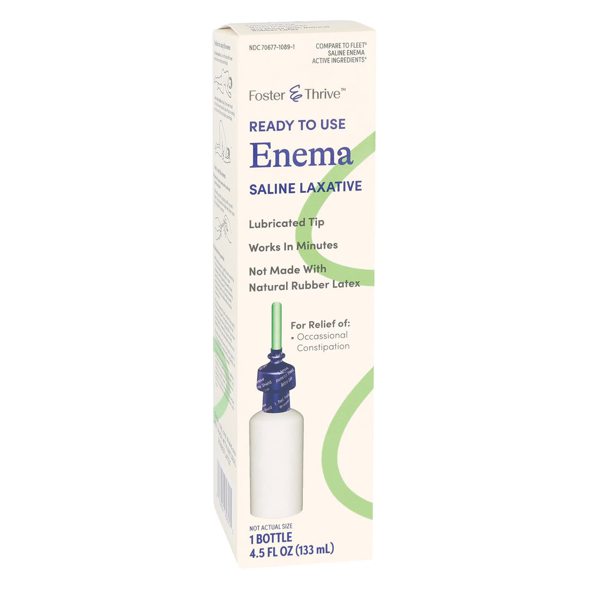 Foster & Thrive™ Ready to Use Enema Saline Laxative, 4.5 ounces