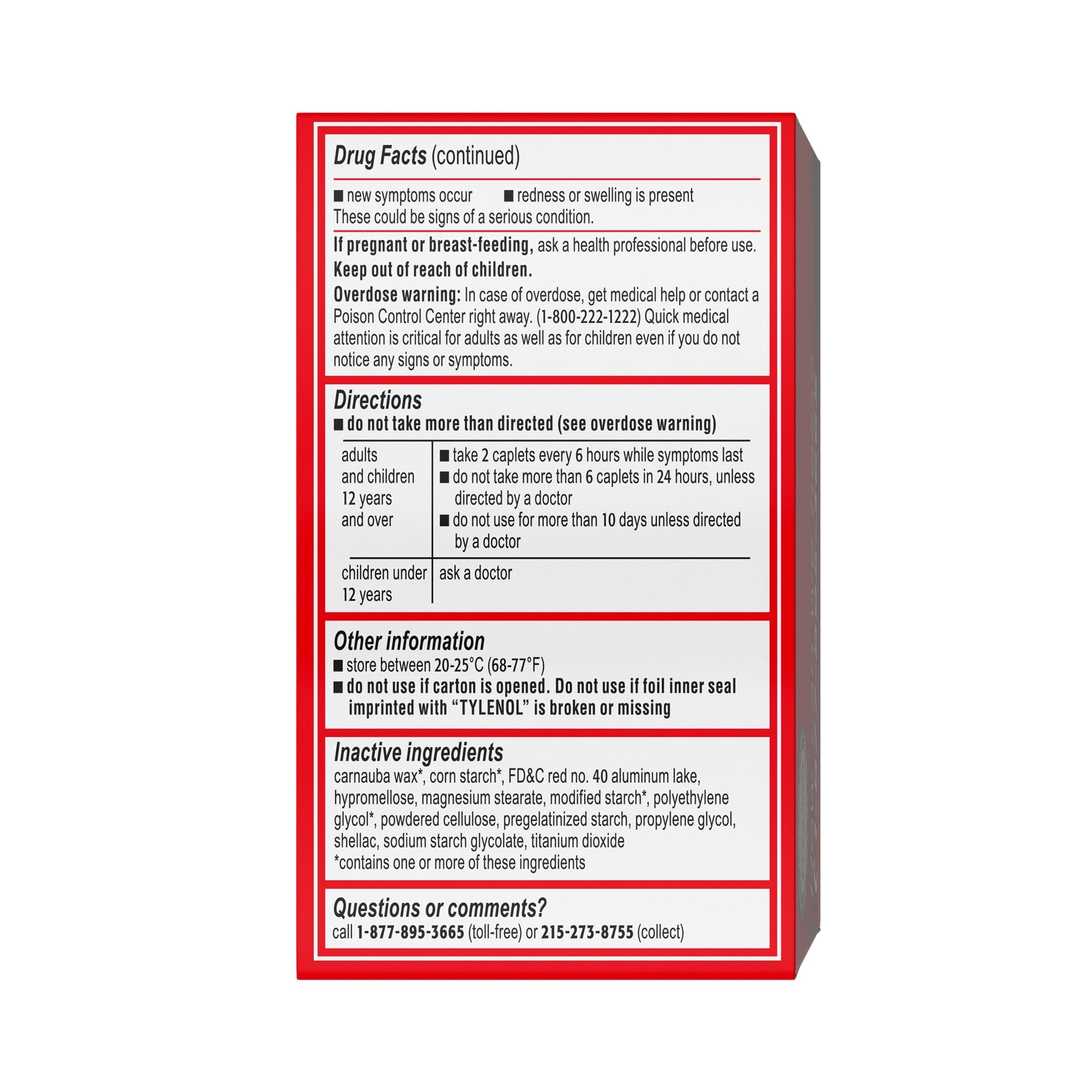 Tylenol Extra Strength Caplets