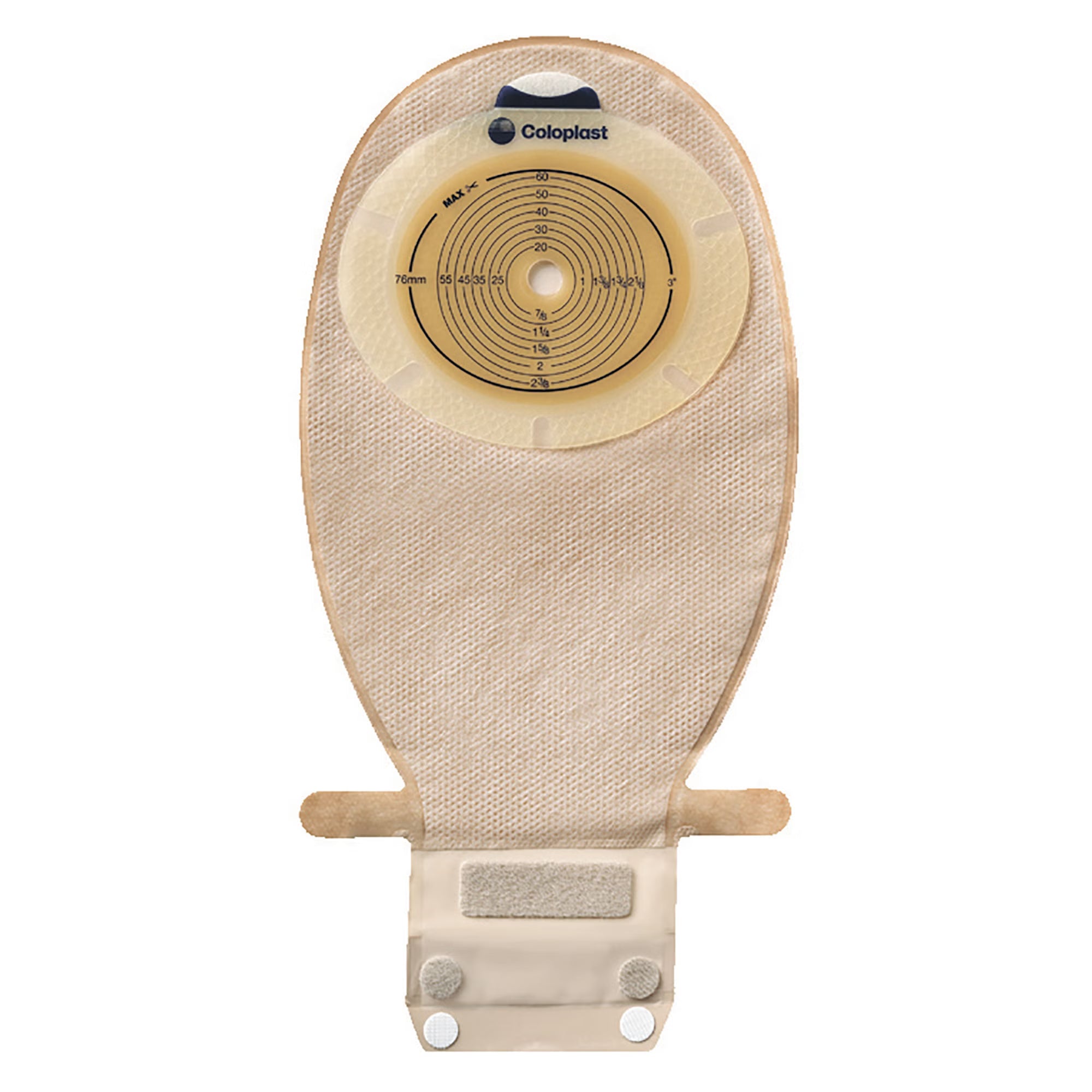 SenSura® Flat 1-Piece Transparent Ostomy Pouch, 30 mm Stoma