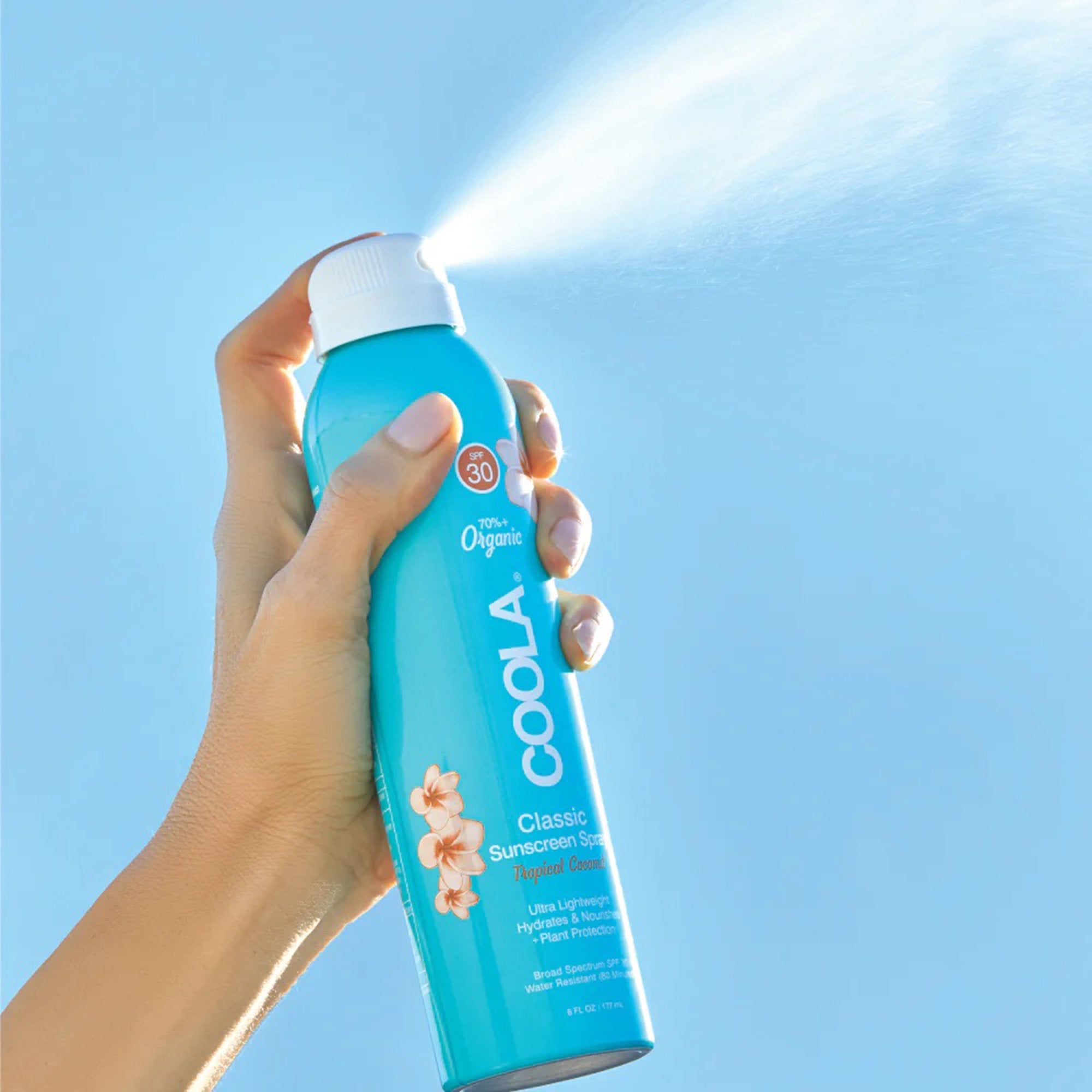 Coola Classic Body SPF 30 Sunscreen Spray  Tropical Coconut Scent