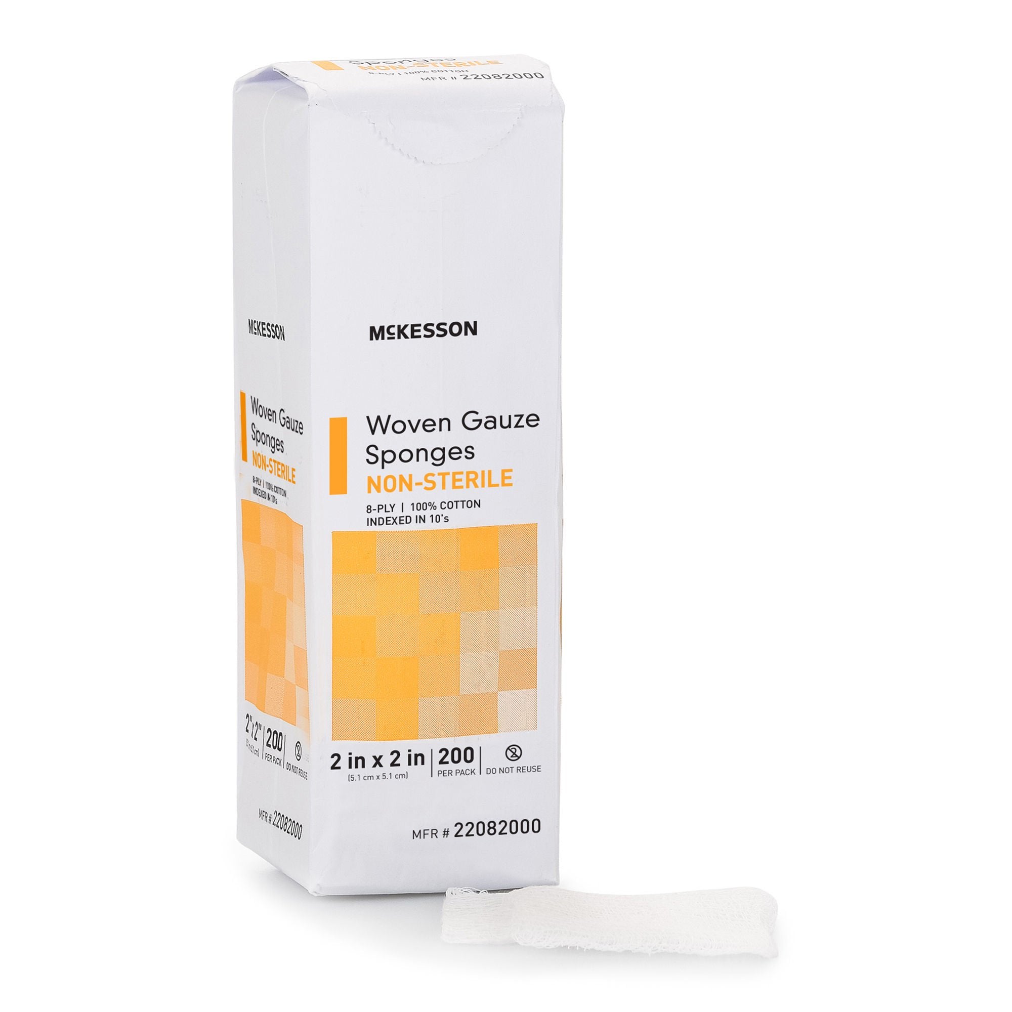 McKesson Gauze Sponge, 2 x 2 Inch, Eight-Ply