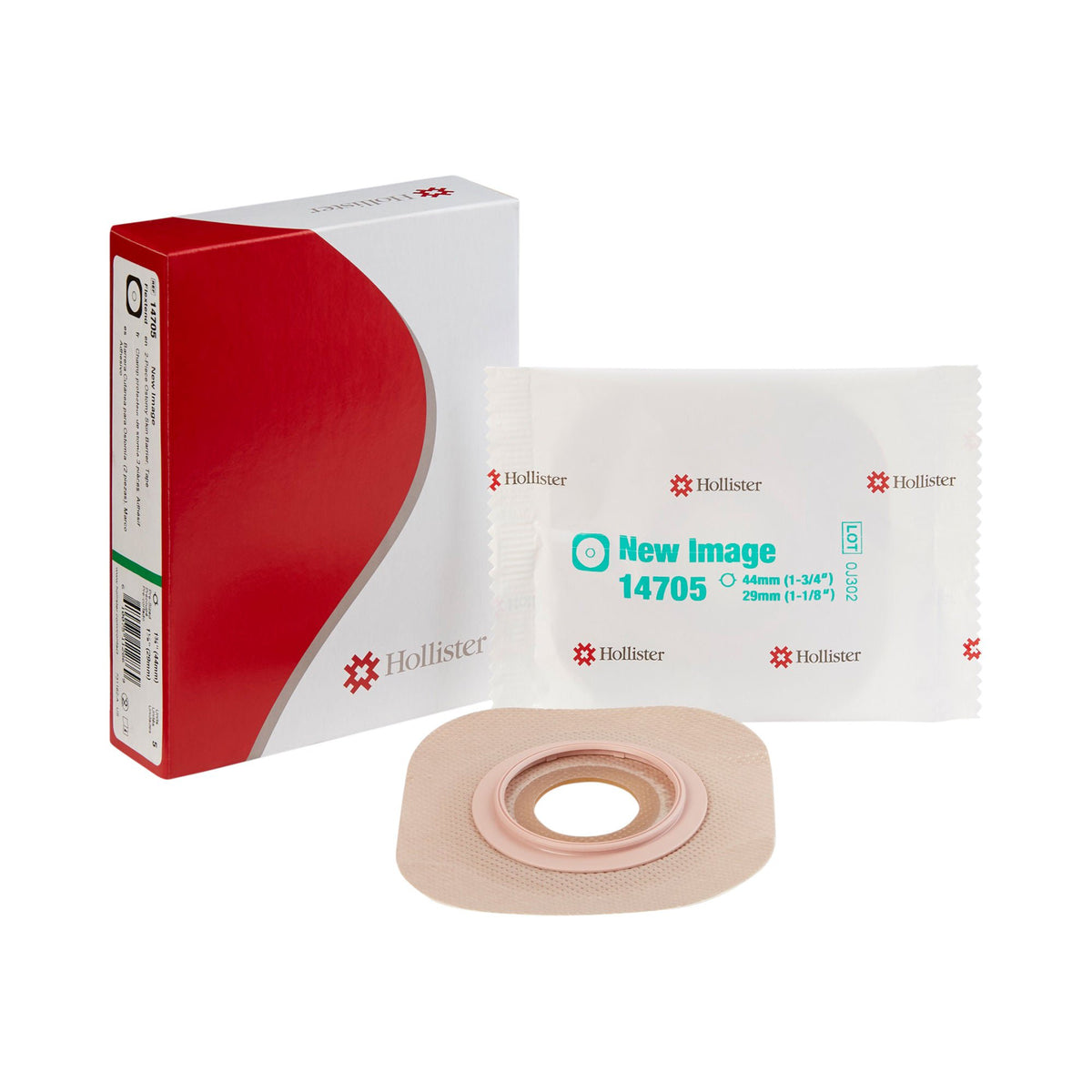 New Image™ Flextend™ Colostomy Barrier, Pre-cut to fit 29mm Stomas — Box of 5