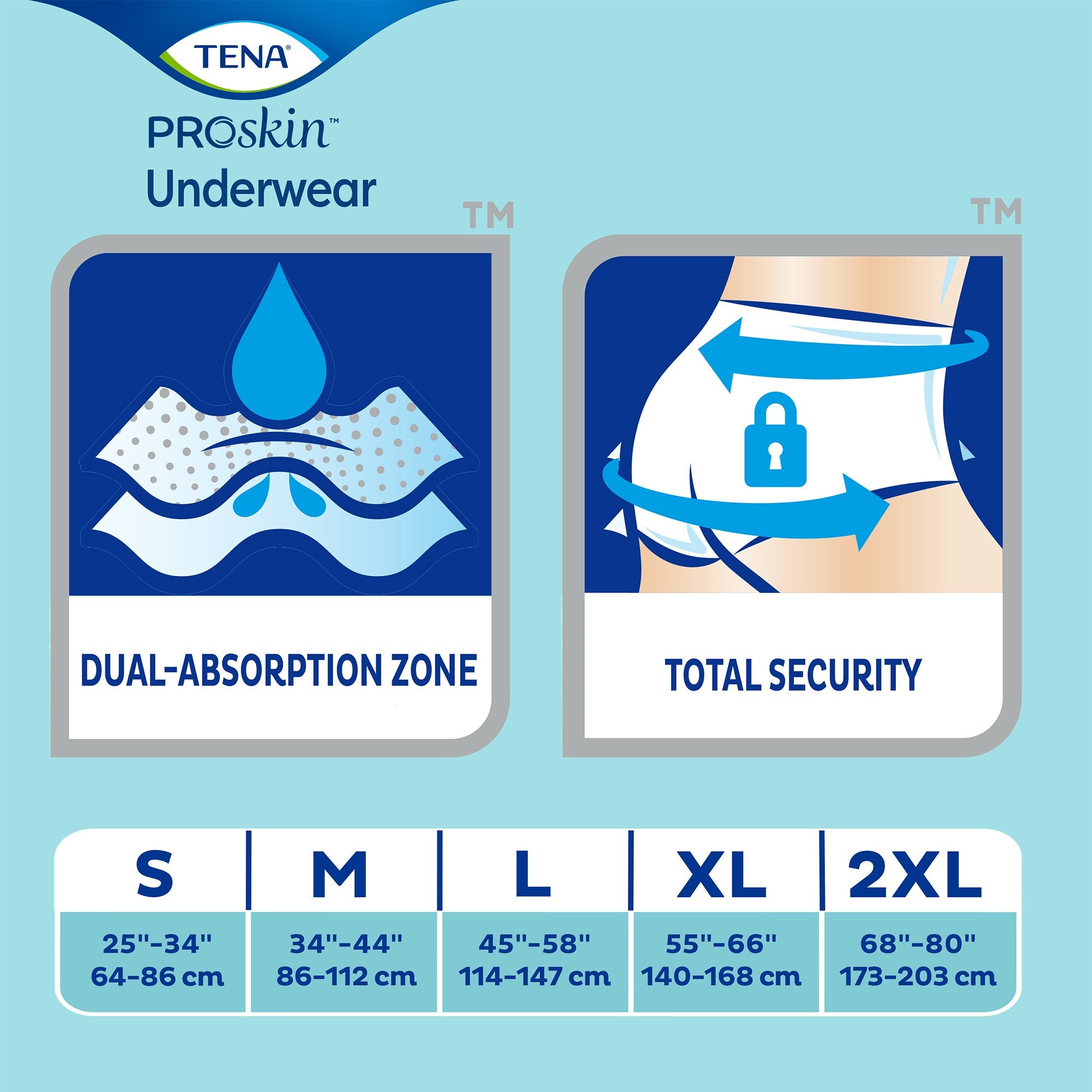 Tena ProSkin Extra Absorbent Underwear, Large