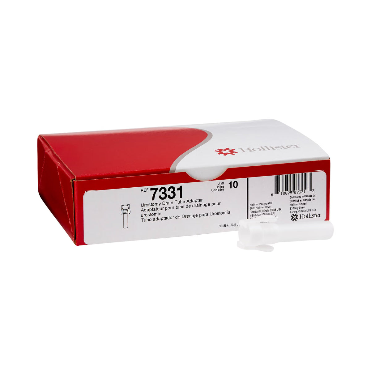 Hollister Urostomy Drain Tube Adapter — Box of 10
