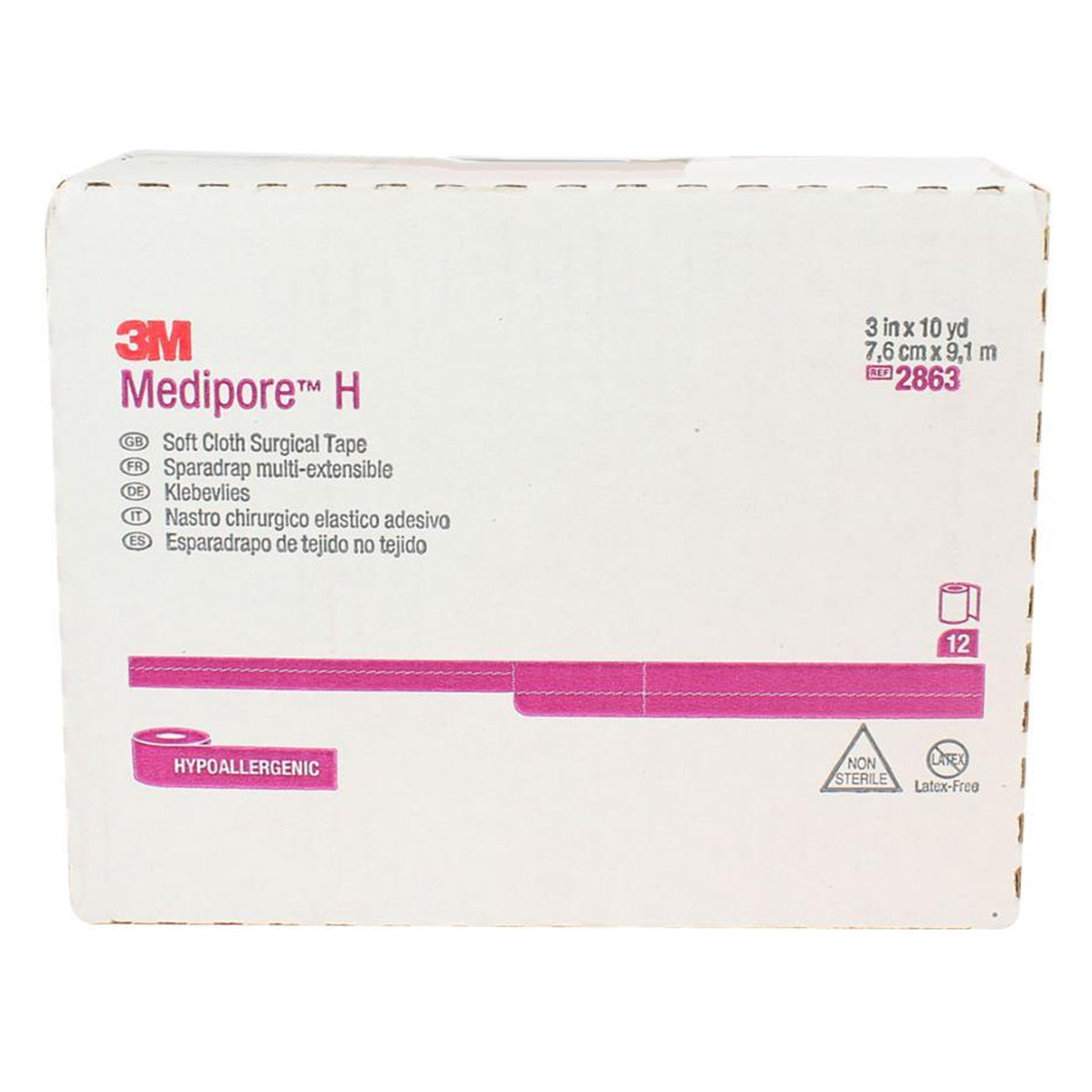 3M Medipore H Cloth Medical White Tape