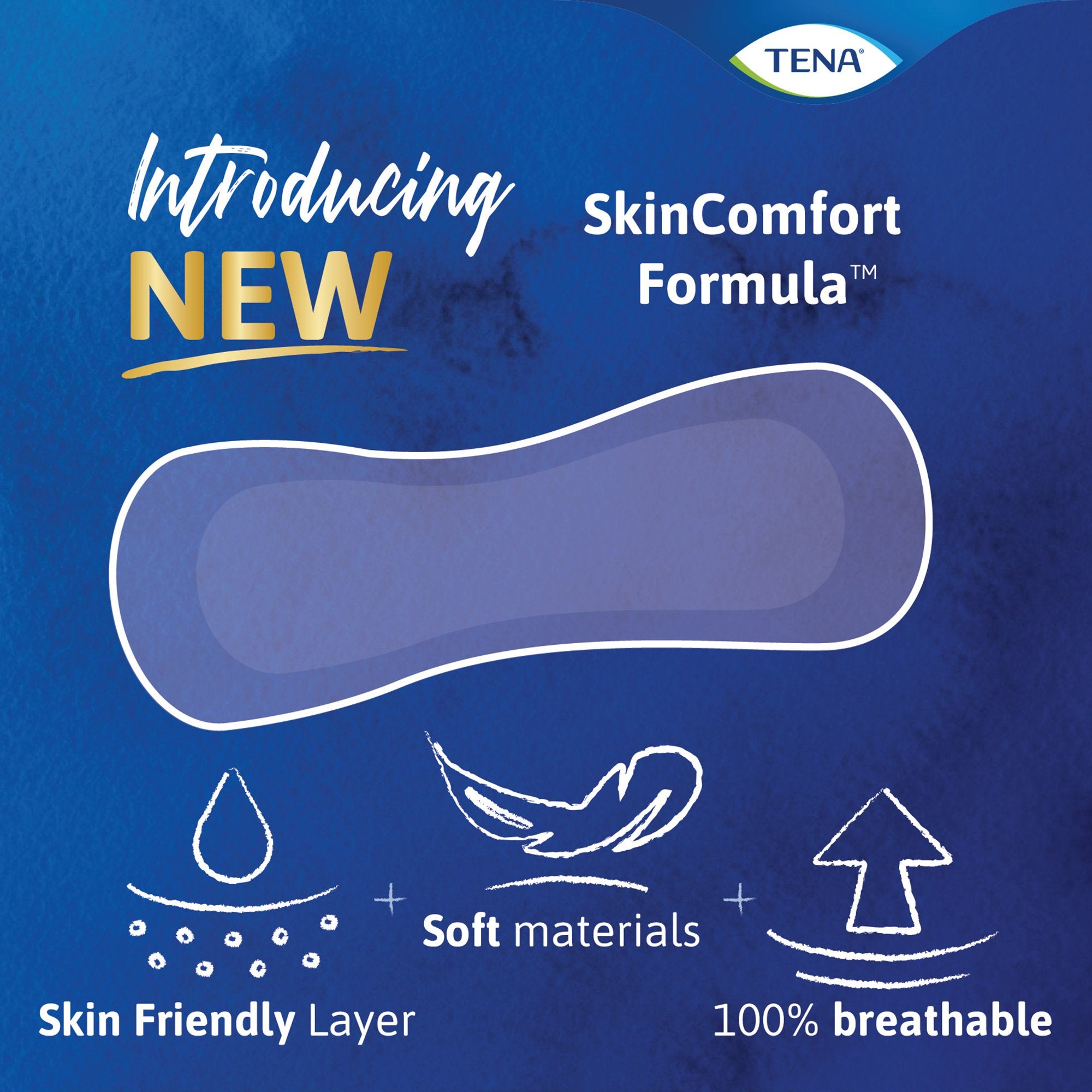 Tena Sensitive Care Ultra Thin Light Regular Bladder Control Pad 9-Inch Length
