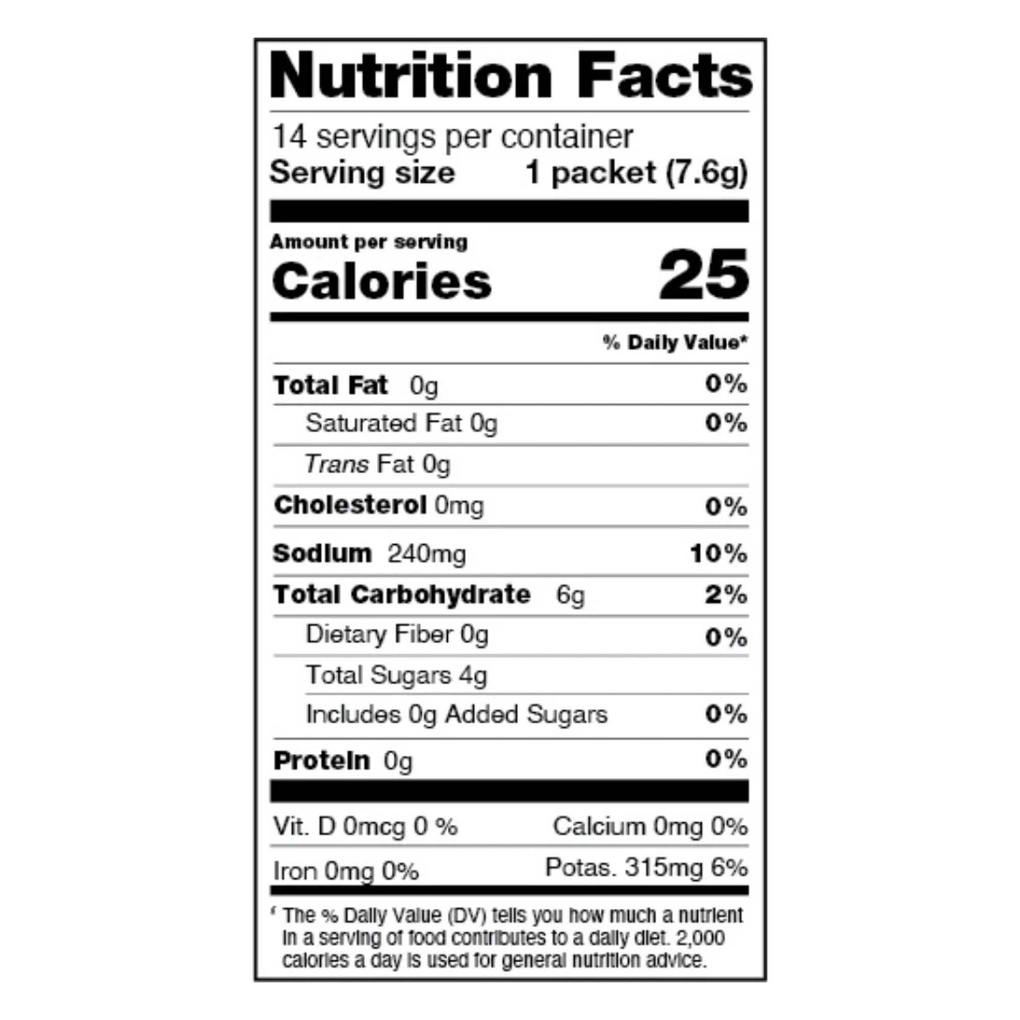 Cure Strawberry Kiwi Electrolyte Drink Mix Packets