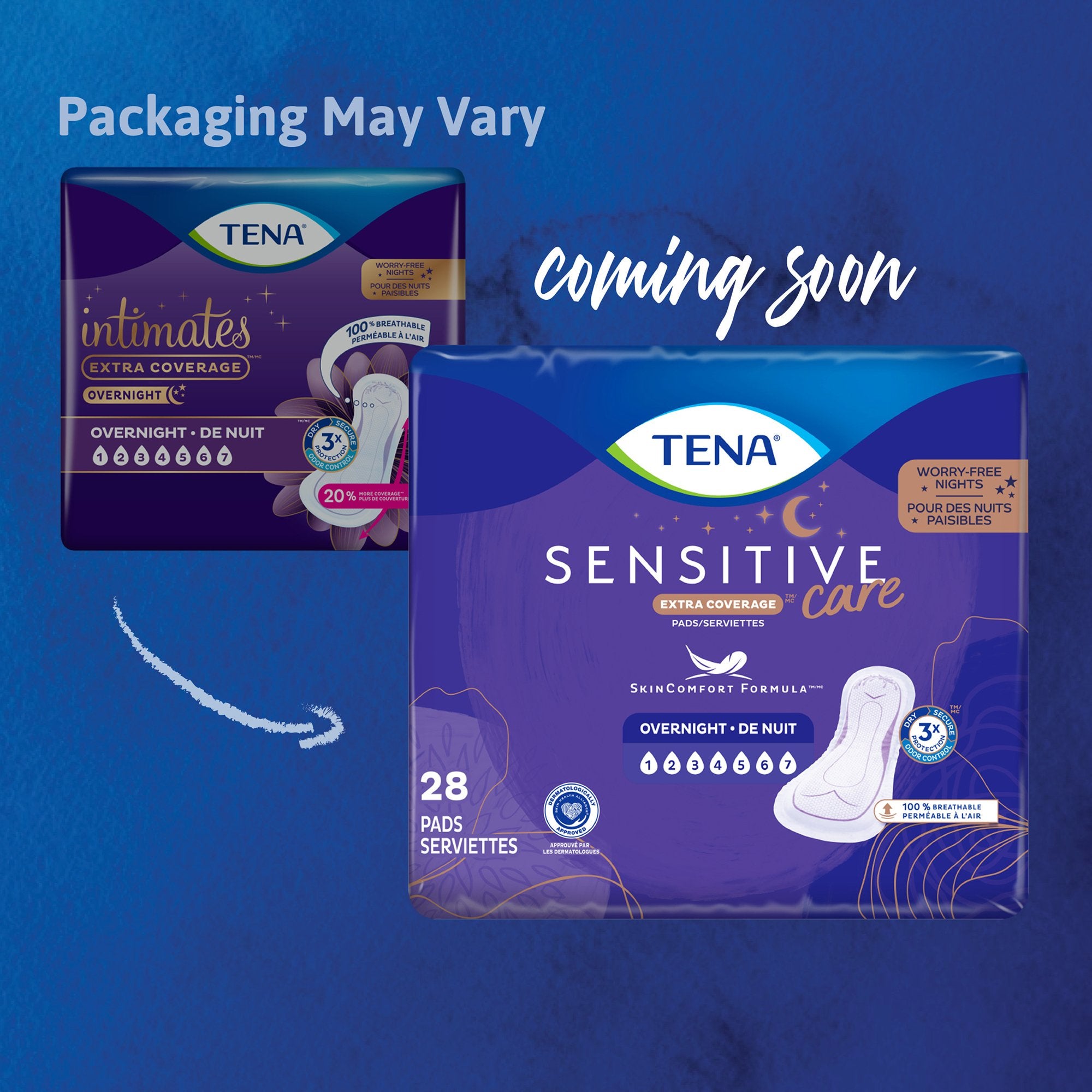 Tena Intimates Overnight Bladder Control Pad 16-Inch Length