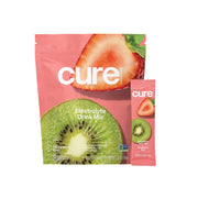 Cure Strawberry Kiwi Electrolyte Drink Mix Packets