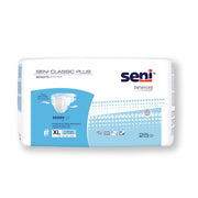 Seni® Classic Plus Moderate to Heavy Absorbency Incontinence Brief, Extra Large — Pack of 25
