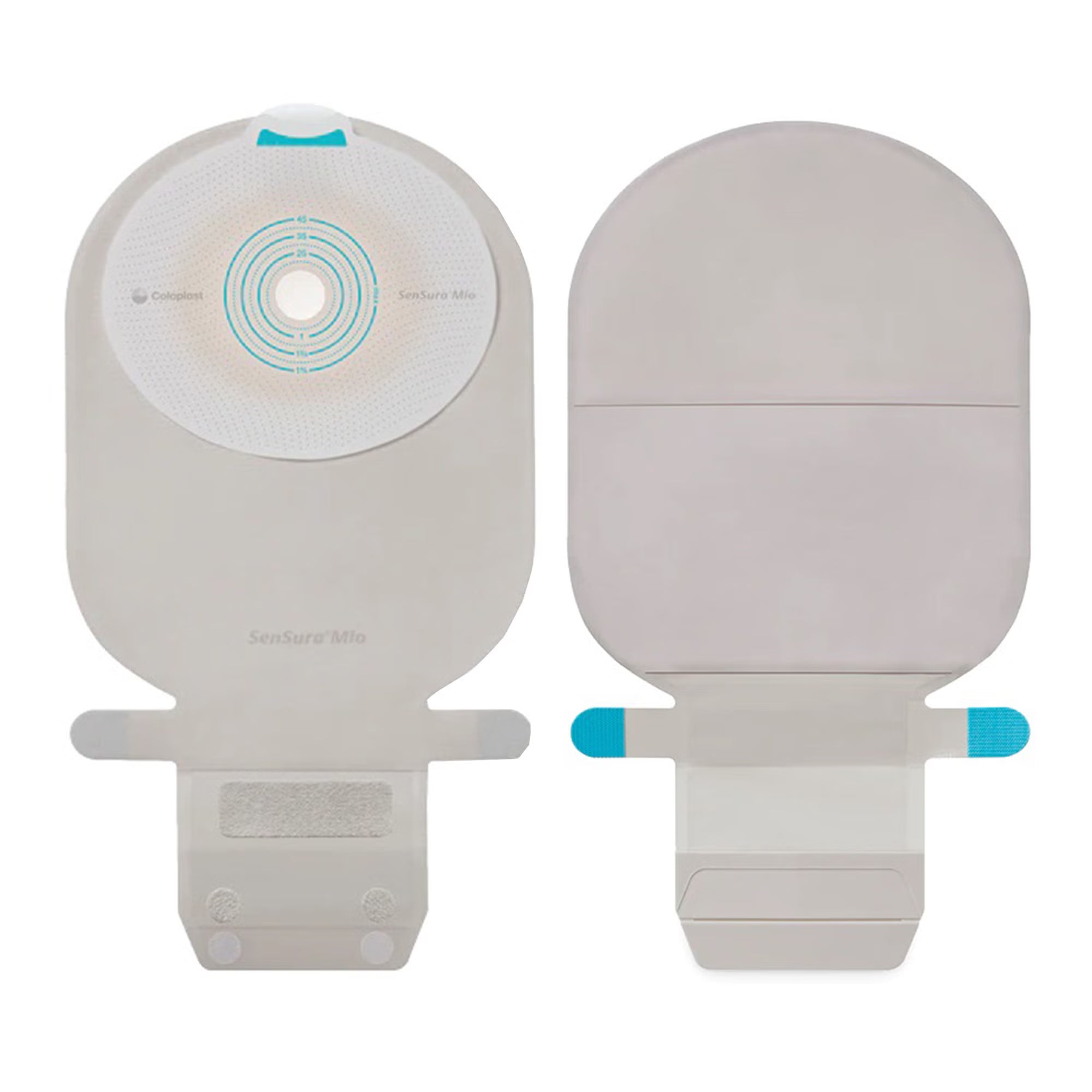 SenSura® Mio Flat 1-Piece Opaque Ostomy Pouch, 35 mm Stoma