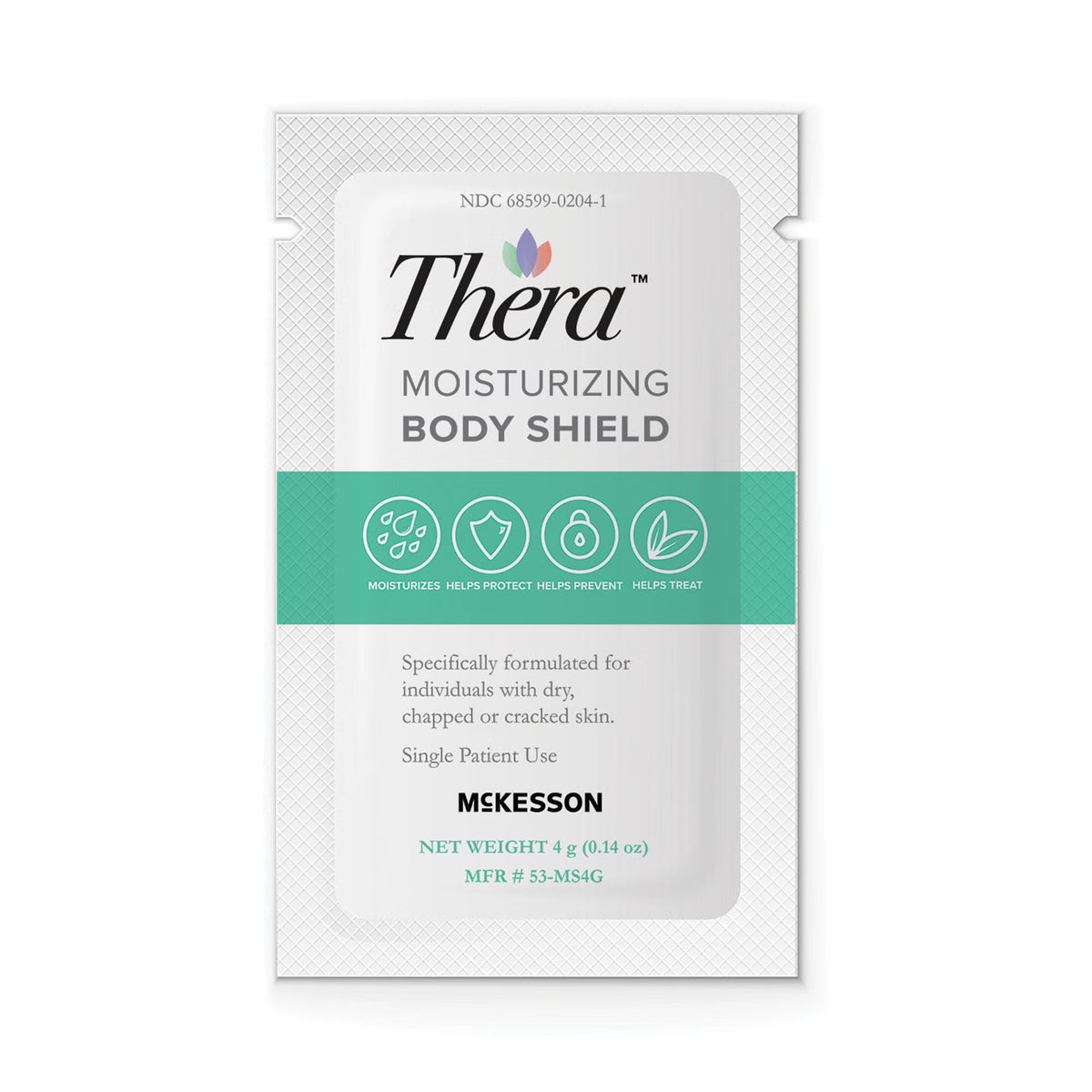 Thera® Moisturizing, Scented Body Shield, Individual Packets — Case of 864