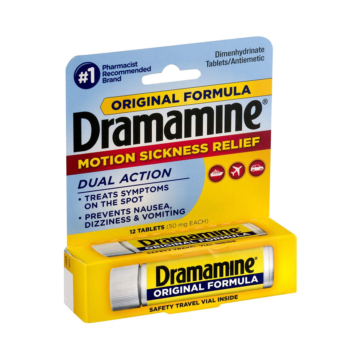 Dramamine® Motion Sickness Antiemetic Dual Action Tablets Original