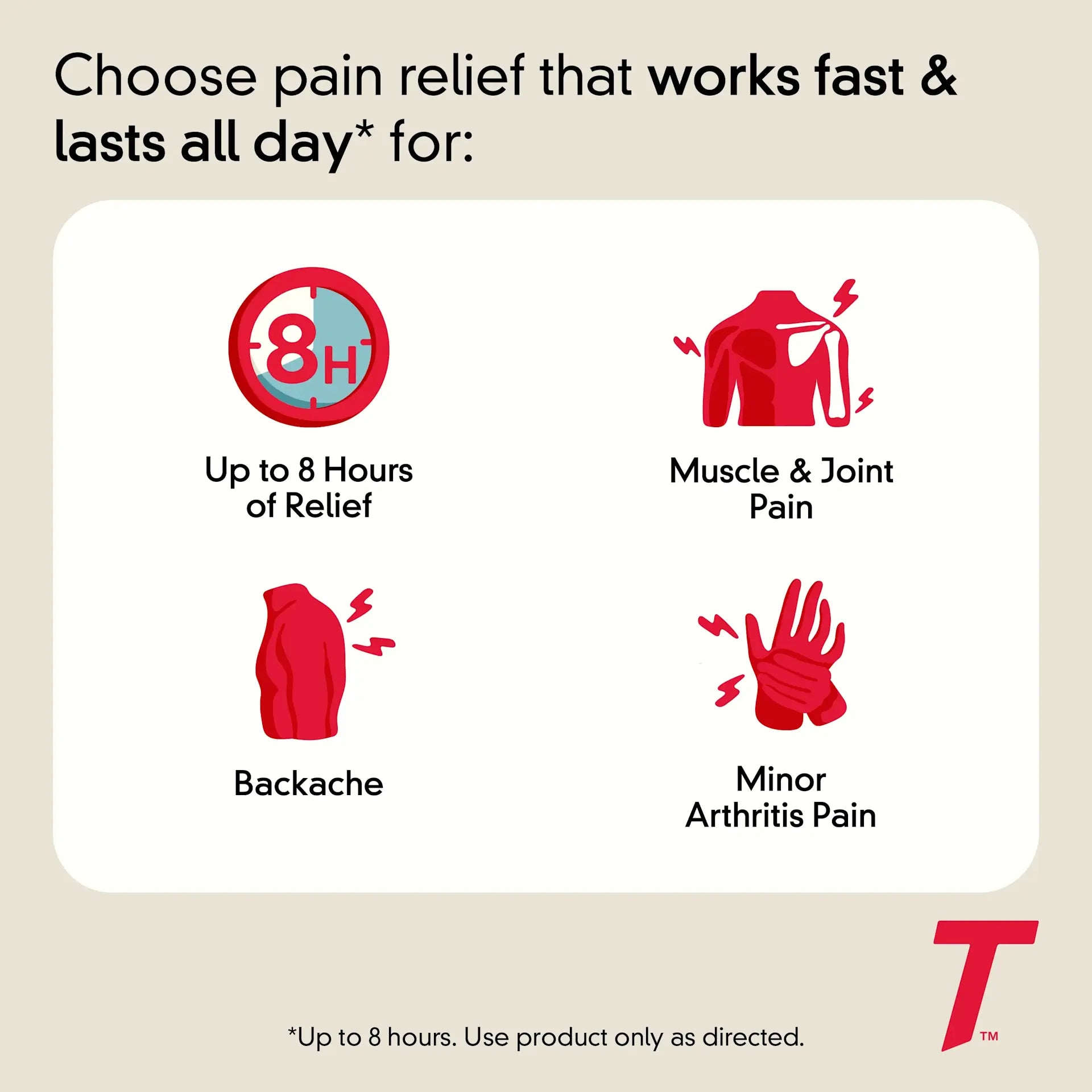 Tylenol 8 Hour Muscle Aches & Pain Relief Extended-Release Tablets