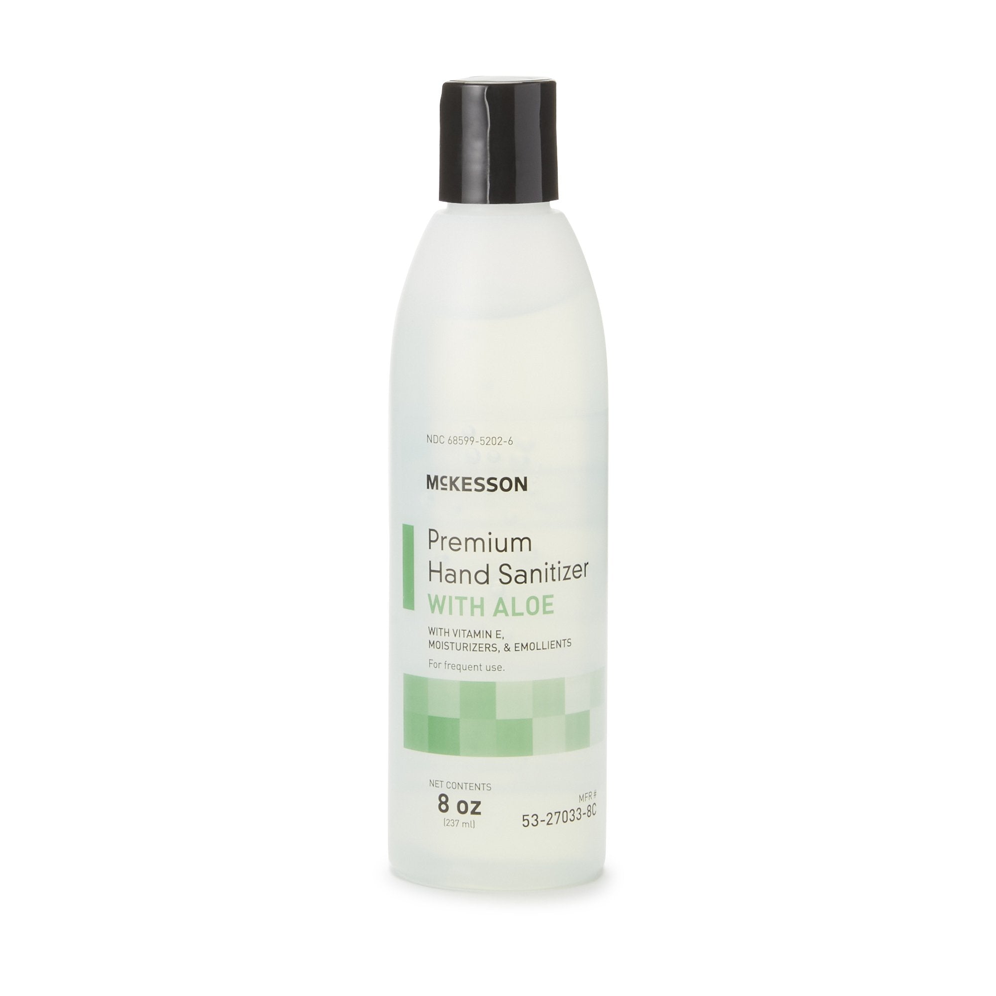 McKesson Premium Hand Sanitizer with Aloe, 8-ounce Bottle - Case