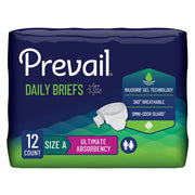 Prevail® Bariatric Ultimate Absorbency Incontinence Brief, Size A